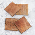 48 Pieces Brown Wooden Table Coaster Beer Accessories