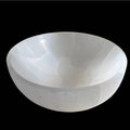 Selenite Bowl Round 6cm White